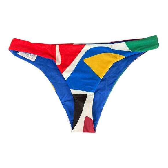 Mara Hoffman Multicolor Low Rise Bikini Bottom (Kay) Size Small‎ NWT - Picture 1 of 7